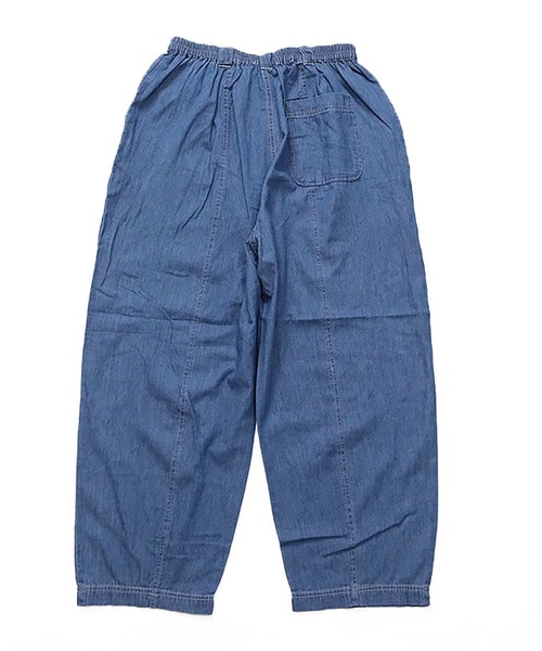 vent blanc(ヴァンブラン)の「vent blanc / ヴァンブラン 4.5oz DENIM ボールパンツ(デニムパンツ・レディース・インディゴブルー/ライトインディゴブルー・FREE)」の14枚目の写真