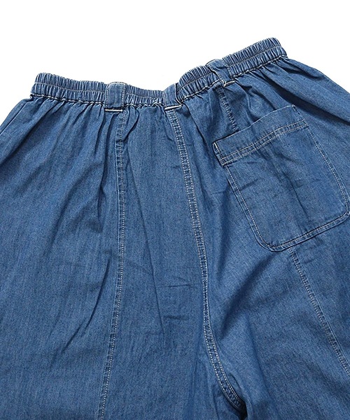 vent blanc(ヴァンブラン)の「vent blanc / ヴァンブラン 4.5oz DENIM ボールパンツ(デニムパンツ・レディース・インディゴブルー/ライトインディゴブルー・FREE)」の12枚目の写真