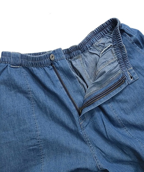 vent blanc(ヴァンブラン)の「vent blanc / ヴァンブラン 4.5oz DENIM ボールパンツ(デニムパンツ・レディース・インディゴブルー/ライトインディゴブルー・FREE)」の11枚目の写真