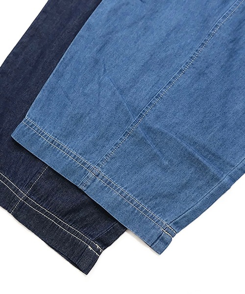 vent blanc(ヴァンブラン)の「vent blanc / ヴァンブラン 4.5oz DENIM ボールパンツ(デニムパンツ・レディース・インディゴブルー/ライトインディゴブルー・FREE)」の3枚目の写真