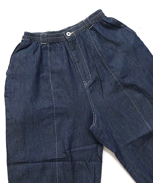 vent blanc(ヴァンブラン)の「vent blanc / ヴァンブラン 4.5oz DENIM ボールパンツ(デニムパンツ・レディース・インディゴブルー/ライトインディゴブルー・FREE)」の5枚目の写真
