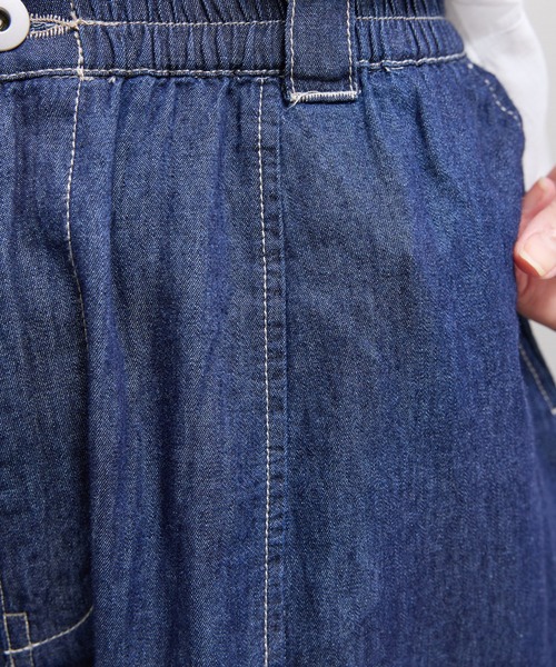 vent blanc(ヴァンブラン)の「vent blanc / ヴァンブラン 4.5oz DENIM ボールパンツ(デニムパンツ・レディース・インディゴブルー/ライトインディゴブルー・FREE)」の17枚目の写真