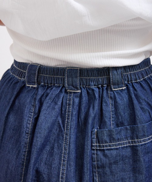 vent blanc(ヴァンブラン)の「vent blanc / ヴァンブラン 4.5oz DENIM ボールパンツ(デニムパンツ・レディース・インディゴブルー/ライトインディゴブルー・FREE)」の20枚目の写真