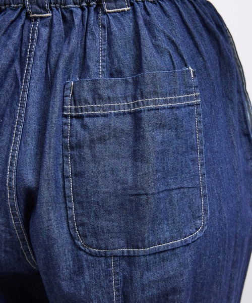 vent blanc(ヴァンブラン)の「vent blanc / ヴァンブラン 4.5oz DENIM ボールパンツ(デニムパンツ・レディース・インディゴブルー/ライトインディゴブルー・FREE)」の10枚目の写真