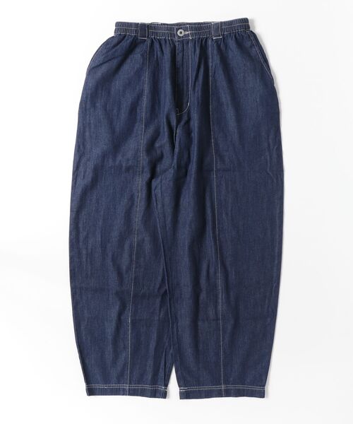 vent blanc(ヴァンブラン)の「vent blanc / ヴァンブラン 4.5oz DENIM ボールパンツ(デニムパンツ・レディース・インディゴブルー/ライトインディゴブルー・FREE)」の6枚目の写真