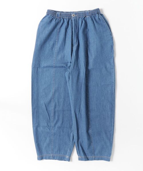 vent blanc(ヴァンブラン)の「vent blanc / ヴァンブラン 4.5oz DENIM ボールパンツ(デニムパンツ・レディース・インディゴブルー/ライトインディゴブルー・FREE)」の7枚目の写真