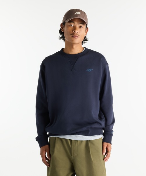 NEW BALANCE(ニューバランス)の「Numeric フレンチテリースウェットクルー(スウェット・メンズ・カーキブラウン/スミクロ・SMALL/LARGE/XX-LARGE/MEDIUM)」の2枚目の写真