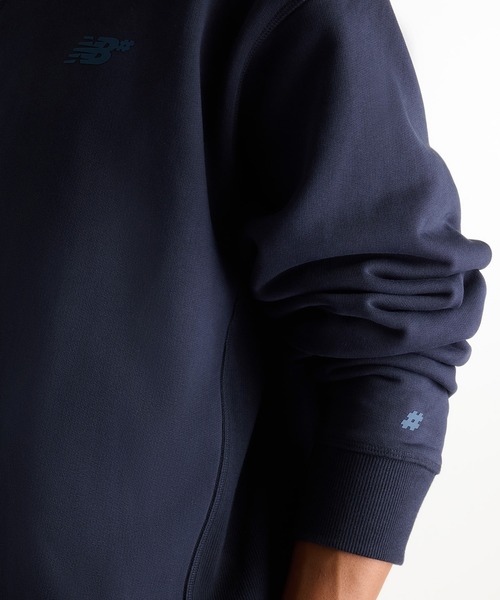 NEW BALANCE(ニューバランス)の「Numeric フレンチテリースウェットクルー(スウェット・メンズ・カーキブラウン/スミクロ・SMALL/LARGE/XX-LARGE/MEDIUM)」の9枚目の写真