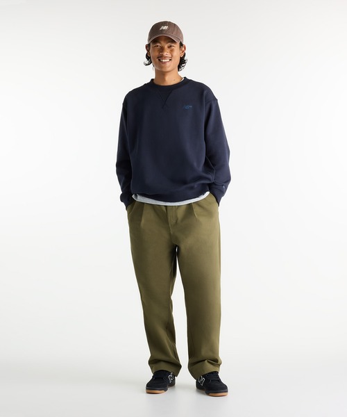 NEW BALANCE(ニューバランス)の「Numeric フレンチテリースウェットクルー(スウェット・メンズ・カーキブラウン/スミクロ・SMALL/LARGE/XX-LARGE/MEDIUM)」の11枚目の写真