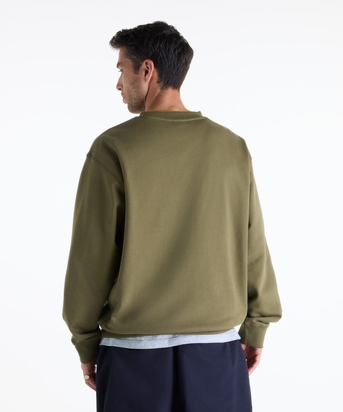 NEW BALANCE(ニューバランス)の「Numeric フレンチテリースウェットクルー(スウェット・メンズ・カーキブラウン/スミクロ・SMALL/LARGE/XX-LARGE/MEDIUM)」の12枚目の写真