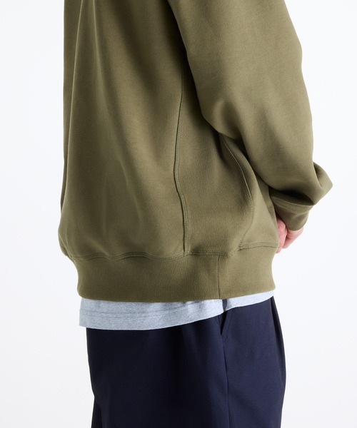 NEW BALANCE(ニューバランス)の「Numeric フレンチテリースウェットクルー(スウェット・メンズ・カーキブラウン/スミクロ・SMALL/LARGE/XX-LARGE/MEDIUM)」の3枚目の写真