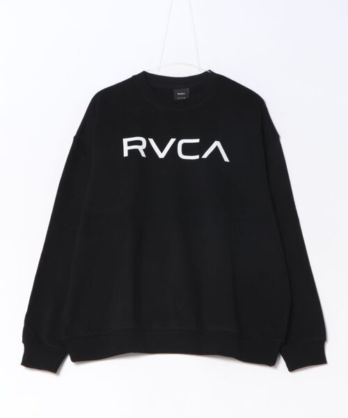 RVCA（ルーカ）の「RVCA/ルーカ BIG RVCA CR スウェット BG042019（スウェット・メンズ・ホワイト/ブラック・S/L/M）」の2枚目の写真