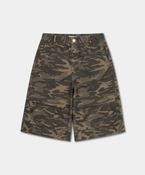 EXCONTAINER(エックスコンテナ)の「カモパラシュートバミューダパンツ (カーキカモ)(その他パンツ・メンズ・その他・LARGE/MEDIUM/SMALL/X-LARGE)」の2枚目の写真