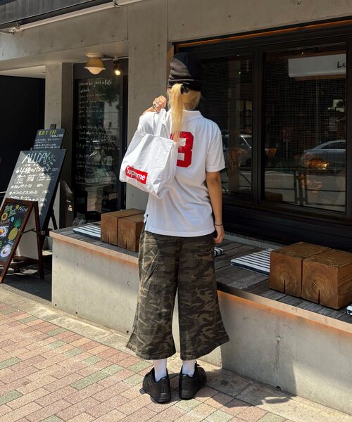 EXCONTAINER(エックスコンテナ)の「カモパラシュートバミューダパンツ (カーキカモ)(その他パンツ・メンズ・その他・LARGE/MEDIUM/SMALL/X-LARGE)」の8枚目の写真