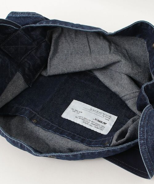 AVIREX(アヴィレックス)の「《NAVAL COLLECTION》U.S.NAVY LAUNDRY BAG MOD / ユーエス ネイビー ランドリー バッグ モディファイド / AVIREX / アヴィレックス(ショルダーバッグ・メンズ・インディゴブルー/ブラック・FREE)」の4枚目の写真