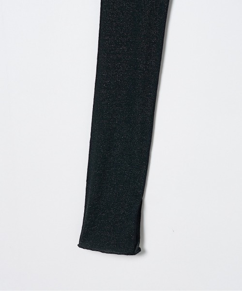 HAKUJI(ハクジ)の「<HAKUJI> SHINY RIB LONG SLEEVE PULLOVER / シャイニーリブ ロングスリーブ プルオーバー(Tシャツ/カットソー・レディース・ブラウン/ブラック・1)」の5枚目の写真