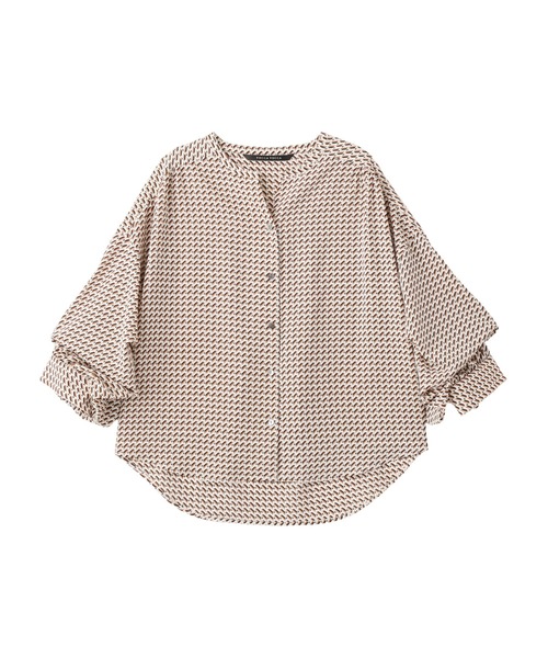 YECCA VECCA(イェッカヴェッカ)の「2wayボリューム袖ジオメ柄ブラウス(シャツ/ブラウス・レディース・ネイビー/アイボリー・FREE)」の22枚目の写真