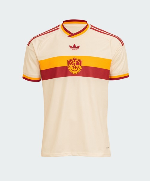 adidas(アディダス)の「ASローマ 26/27 アウェイ ユニフォーム / アディダス adidas(Tシャツ/カットソー・メンズ・ホワイト・X-LARGE/SMALL/MEDIUM/LARGE/XXX-LARGE/XX-LARGE)」の1枚目の写真