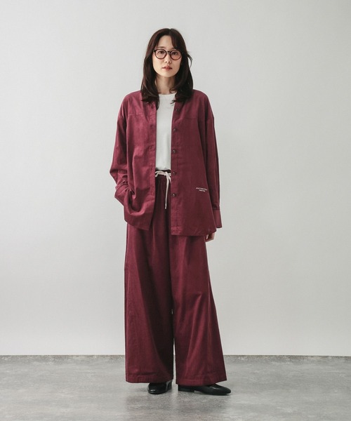 GLOBAL WORK(グローバルワーク)の「ライトコーデュロイワイドパンツ/721247(その他パンツ・レディース・ボルドー/チャコールグレー/ラベンダー・MEDIUM/LARGE)」の11枚目の写真