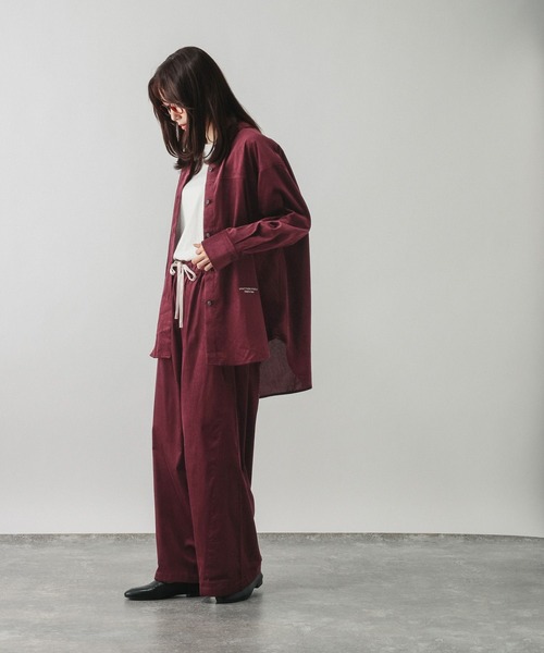 GLOBAL WORK(グローバルワーク)の「ライトコーデュロイワイドパンツ/721247(その他パンツ・レディース・ボルドー/チャコールグレー/ラベンダー・MEDIUM/LARGE)」の12枚目の写真