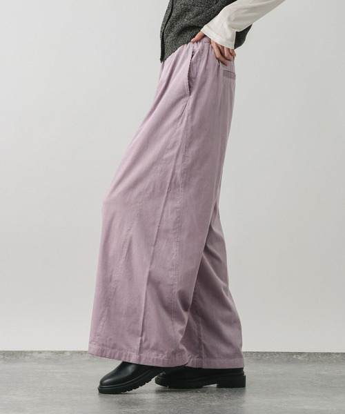 GLOBAL WORK(グローバルワーク)の「ライトコーデュロイワイドパンツ/721247(その他パンツ・レディース・ボルドー/チャコールグレー/ラベンダー・MEDIUM/LARGE)」の10枚目の写真