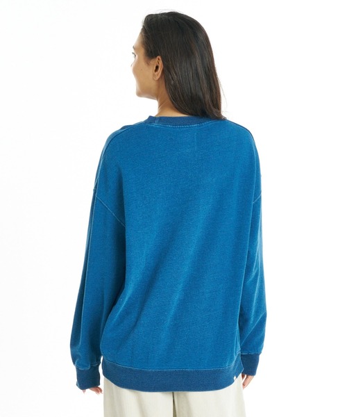 BILLABONG(ビラボン)の「BILLABONG ウィメンズ COWGIRL LOOSE FIT CREW トレーナー 【2026年秋冬モデル】/ビラボンスウェット(スウェット・レディース・ホワイト/インディゴブルー/オフホワイト・LARGE/MEDIUM)」の7枚目の写真