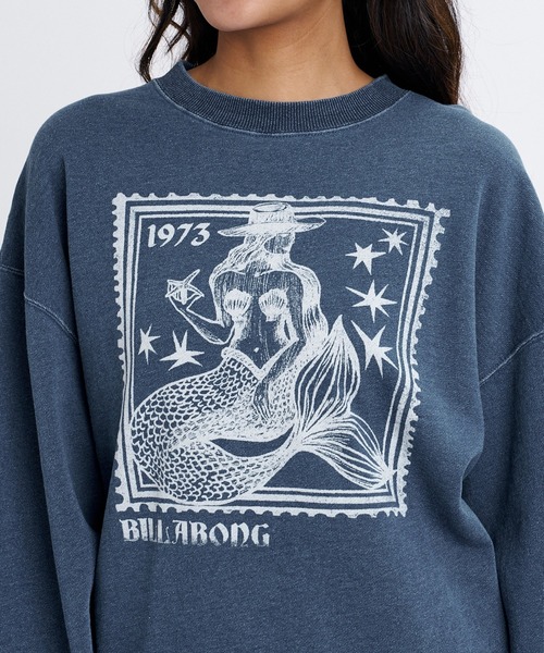 BILLABONG(ビラボン)の「BILLABONG ウィメンズ COWGIRL LOOSE FIT CREW トレーナー 【2026年秋冬モデル】/ビラボンスウェット(スウェット・レディース・ホワイト/インディゴブルー/オフホワイト・LARGE/MEDIUM)」の8枚目の写真