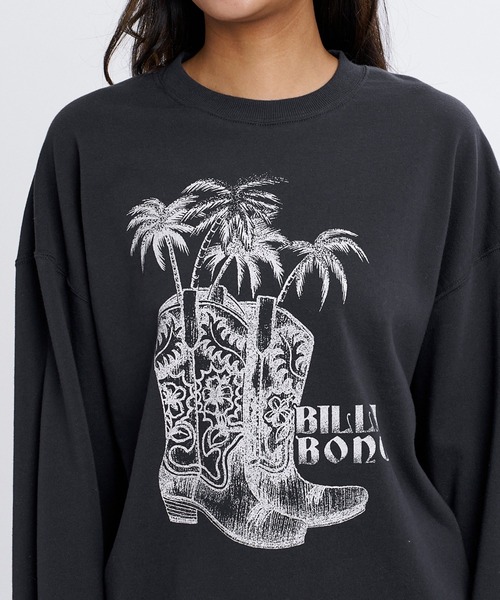 BILLABONG(ビラボン)の「BILLABONG ウィメンズ COWGIRL LOOSE FIT CREW トレーナー 【2026年秋冬モデル】/ビラボンスウェット(スウェット・レディース・ホワイト/インディゴブルー/オフホワイト・LARGE/MEDIUM)」の6枚目の写真
