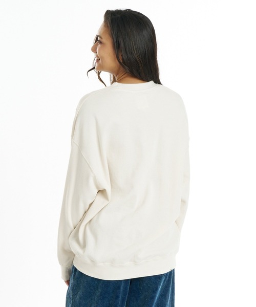 BILLABONG(ビラボン)の「BILLABONG ウィメンズ COWGIRL LOOSE FIT CREW トレーナー 【2026年秋冬モデル】/ビラボンスウェット(スウェット・レディース・ホワイト/インディゴブルー/オフホワイト・LARGE/MEDIUM)」の11枚目の写真