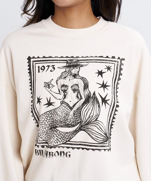 BILLABONG(ビラボン)の「BILLABONG ウィメンズ COWGIRL LOOSE FIT CREW トレーナー 【2026年秋冬モデル】/ビラボンスウェット(スウェット・レディース・ホワイト/インディゴブルー/オフホワイト・LARGE/MEDIUM)」の12枚目の写真