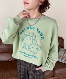 DOUBLE NAME（ダブルネーム）の「Dino Plushies Club刺しゅうプルオーバー（スウェット）」