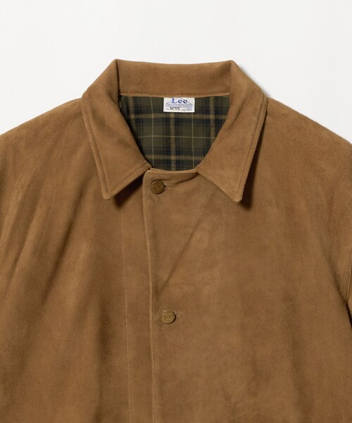 Scye（サイ）の「＜Lee x Scye for UNITED ARROWS＞SUEDE  LOCO JACKET/スエード カバーオール（カバーオール・メンズ・ブラック/ブラウン系・38/40/36/42）」の5枚目の写真
