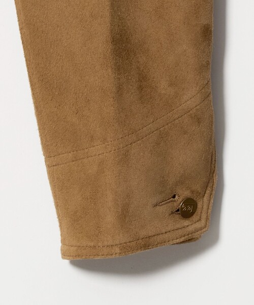 Scye（サイ）の「＜Lee x Scye for UNITED ARROWS＞SUEDE  LOCO JACKET/スエード カバーオール（カバーオール・メンズ・ブラック/ブラウン系・38/40/36/42）」の6枚目の写真