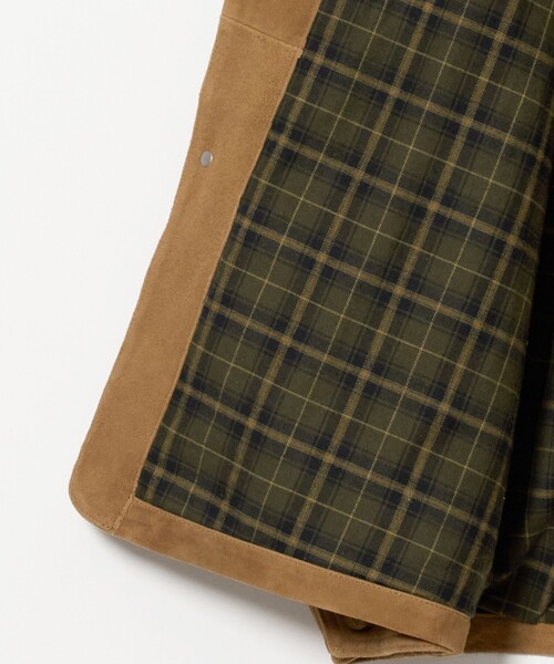 Scye（サイ）の「＜Lee x Scye for UNITED ARROWS＞SUEDE  LOCO JACKET/スエード カバーオール（カバーオール・メンズ・ブラック/ブラウン系・38/40/36/42）」の8枚目の写真