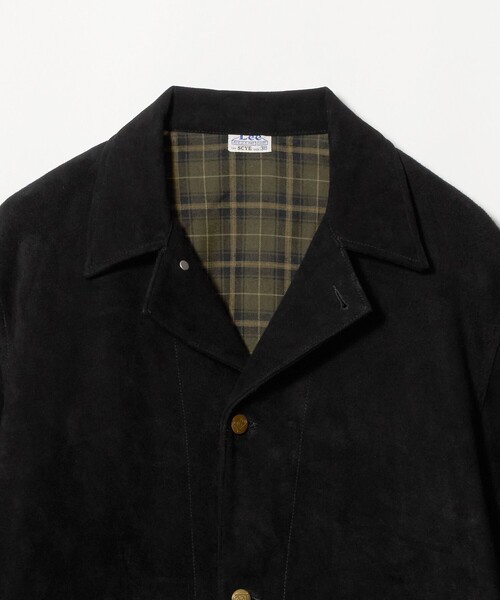 Scye（サイ）の「＜Lee x Scye for UNITED ARROWS＞SUEDE  LOCO JACKET/スエード カバーオール（カバーオール・メンズ・ブラック/ブラウン系・38/40/36/42）」の11枚目の写真
