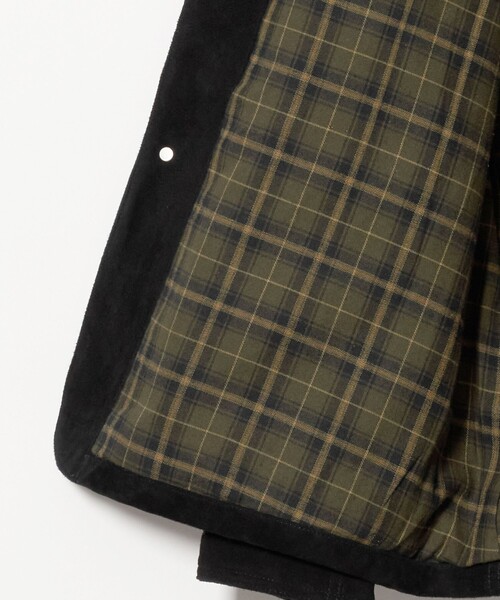 Scye（サイ）の「＜Lee x Scye for UNITED ARROWS＞SUEDE  LOCO JACKET/スエード カバーオール（カバーオール・メンズ・ブラック/ブラウン系・38/40/36/42）」の12枚目の写真