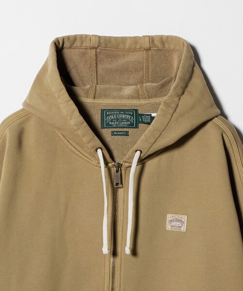 UNITED ARROWS & SONS(ユナイテッドアローズアンドサンズ)の「<POLO RALPH LAUREN>Full Zip Hoodie/フーディ(パーカー・メンズ・ベージュ・L)」の3枚目の写真