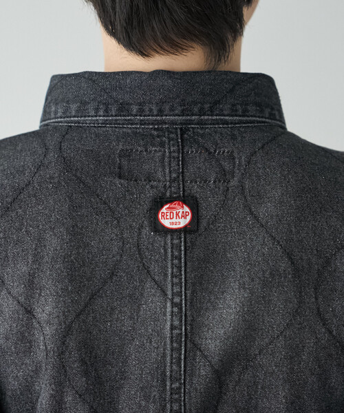 FREAK'S STORE(フリークスストア)の「RED KAP/レッドキャップ ベルト付き キルトサファリジャケット(その他アウター・レディース・ネイビー/ブラック・フリ-)」の14枚目の写真