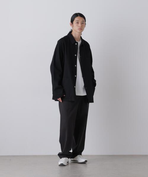 Y（ワイ）の「Ｙ /  [UNISEX] ORGANIC COTTON LIGHT DENIM COVERALL JACKET（ブルゾン・メンズ・ブラック・SMALL/MEDIUM/LARGE）」の9枚目の写真