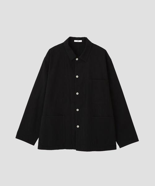 Y（ワイ）の「Ｙ /  [UNISEX] ORGANIC COTTON LIGHT DENIM COVERALL JACKET（ブルゾン・メンズ・ブラック・SMALL/MEDIUM/LARGE）」の6枚目の写真