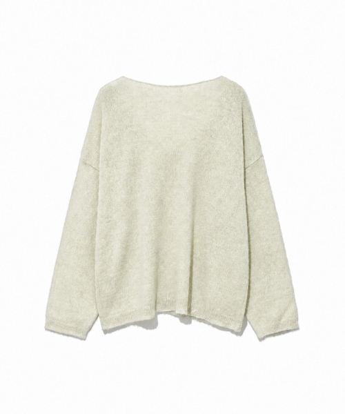 MOAA(モア)の「Sheer Loose V-Neck Knit (Oat Beige)(ニット/セーター・レディース・その他・FREE)」の8枚目の写真