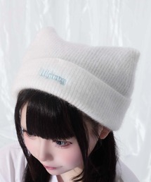 Whinny（ホワイニー）の「Whinny/【2026秋新作♪】うまれたて猫パンチ帽（ニットキャップ/ビーニー）」