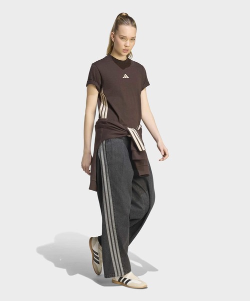 adidas(アディダス)の「スタジアム ウォッシュ デニム ルーズフィット パンツ / アディダス adidas(デニムパンツ・レディース・ブラック・XX-LARGE/SMALL/X-SMALL/X-LARGE/MEDIUM/LARGE)」の5枚目の写真