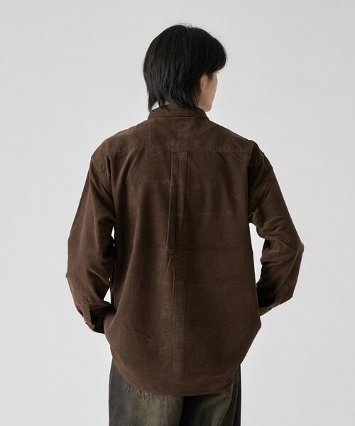 goocy(グーシー)の「【BHPC】コーデュロイBDシャツ(シャツ/ブラウス・メンズ・ネイビー/ブルー/ブラウン/ブラック・LARGE/MEDIUM)」の3枚目の写真