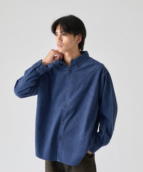 goocy(グーシー)の「【BHPC】コーデュロイBDシャツ(シャツ/ブラウス・メンズ・ネイビー/ブルー/ブラウン/ブラック・LARGE/MEDIUM)」の1枚目の写真