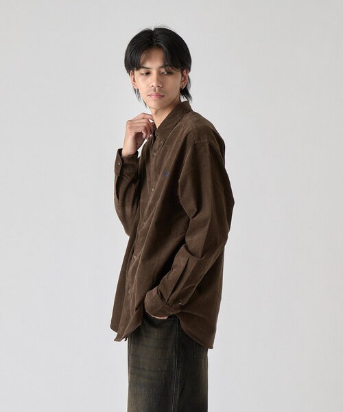 goocy(グーシー)の「【BHPC】コーデュロイBDシャツ(シャツ/ブラウス・メンズ・ネイビー/ブルー/ブラウン/ブラック・LARGE/MEDIUM)」の6枚目の写真