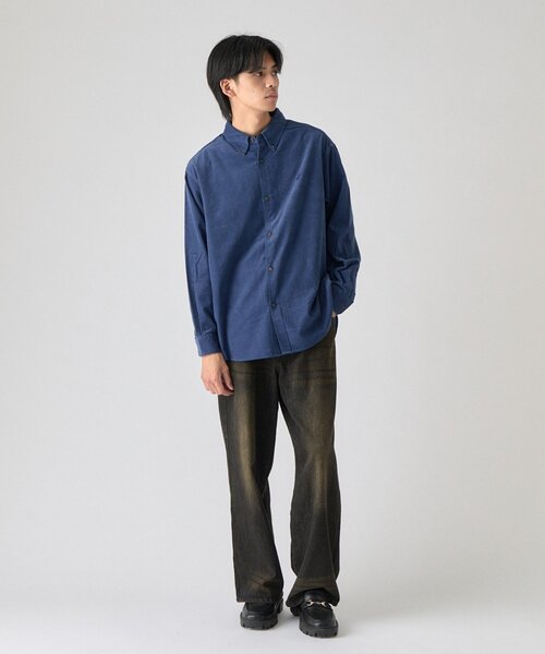 goocy(グーシー)の「【BHPC】コーデュロイBDシャツ(シャツ/ブラウス・メンズ・ネイビー/ブルー/ブラウン/ブラック・LARGE/MEDIUM)」の9枚目の写真