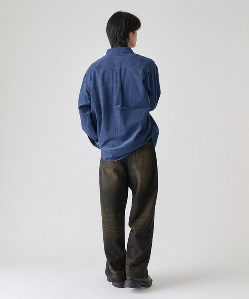 goocy(グーシー)の「【BHPC】コーデュロイBDシャツ(シャツ/ブラウス・メンズ・ネイビー/ブルー/ブラウン/ブラック・LARGE/MEDIUM)」の11枚目の写真
