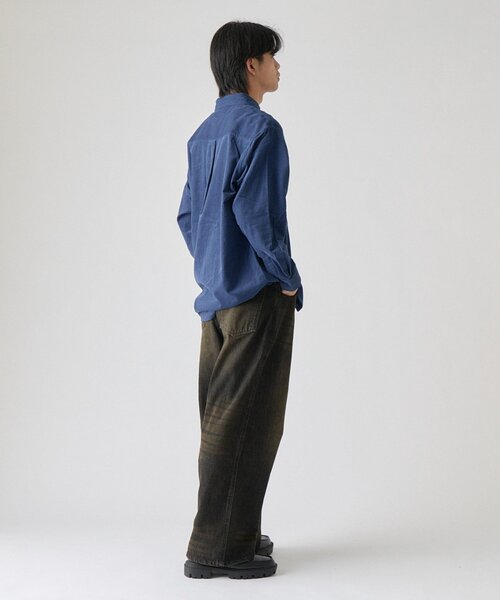 goocy(グーシー)の「【BHPC】コーデュロイBDシャツ(シャツ/ブラウス・メンズ・ネイビー/ブルー/ブラウン/ブラック・LARGE/MEDIUM)」の12枚目の写真