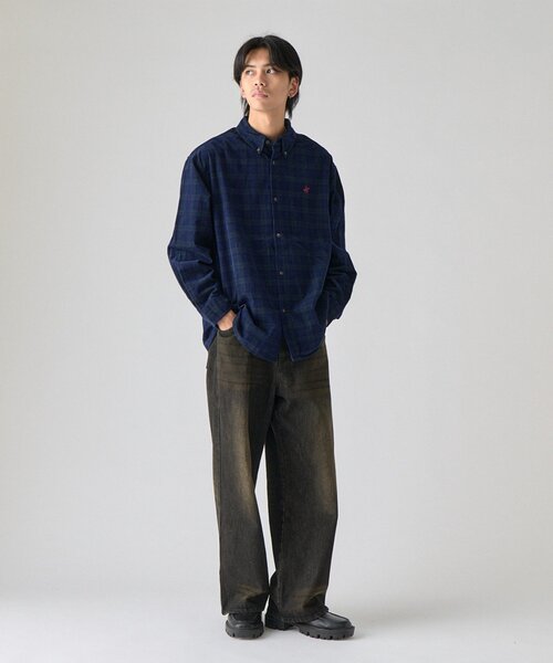 goocy(グーシー)の「【BHPC】コーデュロイBDシャツ(シャツ/ブラウス・メンズ・ネイビー/ブルー/ブラウン/ブラック・LARGE/MEDIUM)」の17枚目の写真